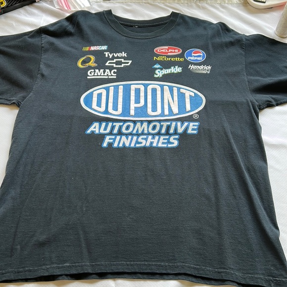 Vtg Jeff Gordon Nascar Graphic Tee Numbers & Sponsers Chase Vintage Retro Y2K - Picture 1 of 6